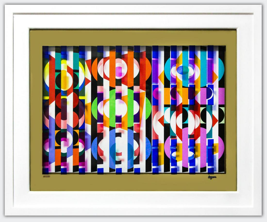 Yaacov Agam- Multigraph "Untitled" (1 of 5)