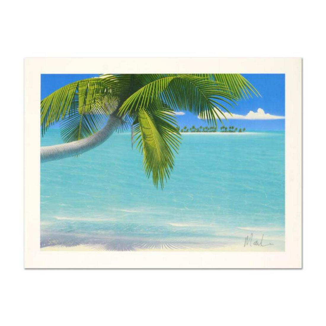 Dan Mackin, "Palms on Parade" Limited Edition Lithograph, Numbered and Hand Signed with Letter of (1 of 2)