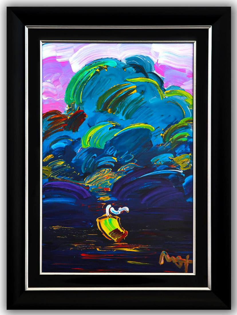 Peter Max- Original Mixed Media "Summer Storm" (1 of 4)