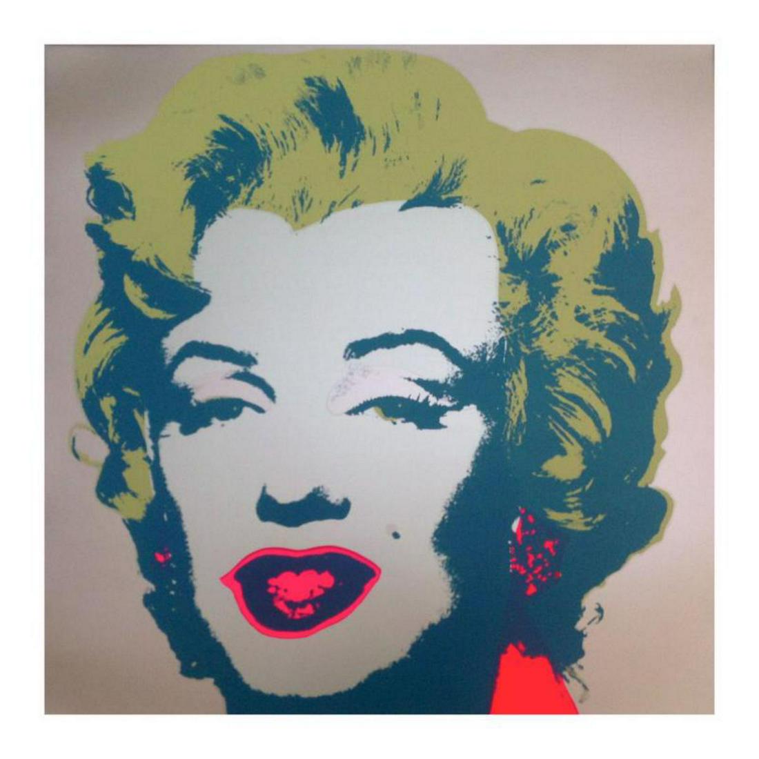 Andy Warhol "Marilyn 11.26" Silk Screen Print from Sunday B Morning.: "Marilyn 11.26" is a silk screen print on paper (open edition) from Sunday B Morning featuring the works of Andy Warhol. The piece is stamped in blue on the back with "Published by Sunday B. Morning" 