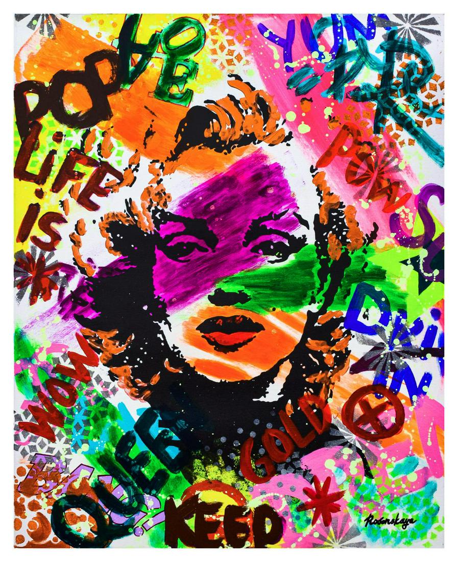 Nastya Rovenskaya- Mixed Media "Model" (1 of 1)