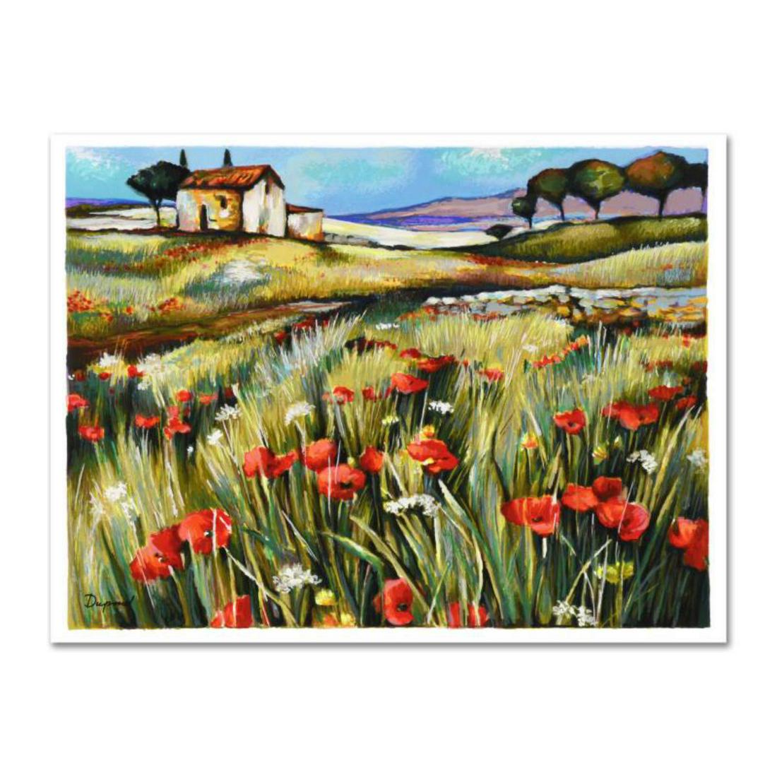 Yuri Dupond, "The Road Home" Limited Edition Serigraph, Numbered and Hand Signed with Certificate of: "The Road Home" is a limited edition serigraph on paper, numbered and hand signed by Yuri Dupond. Includes Certificate of Authenticity. Measures approx. 16" x 13" (border), 15" x 11.5" (image). Refere