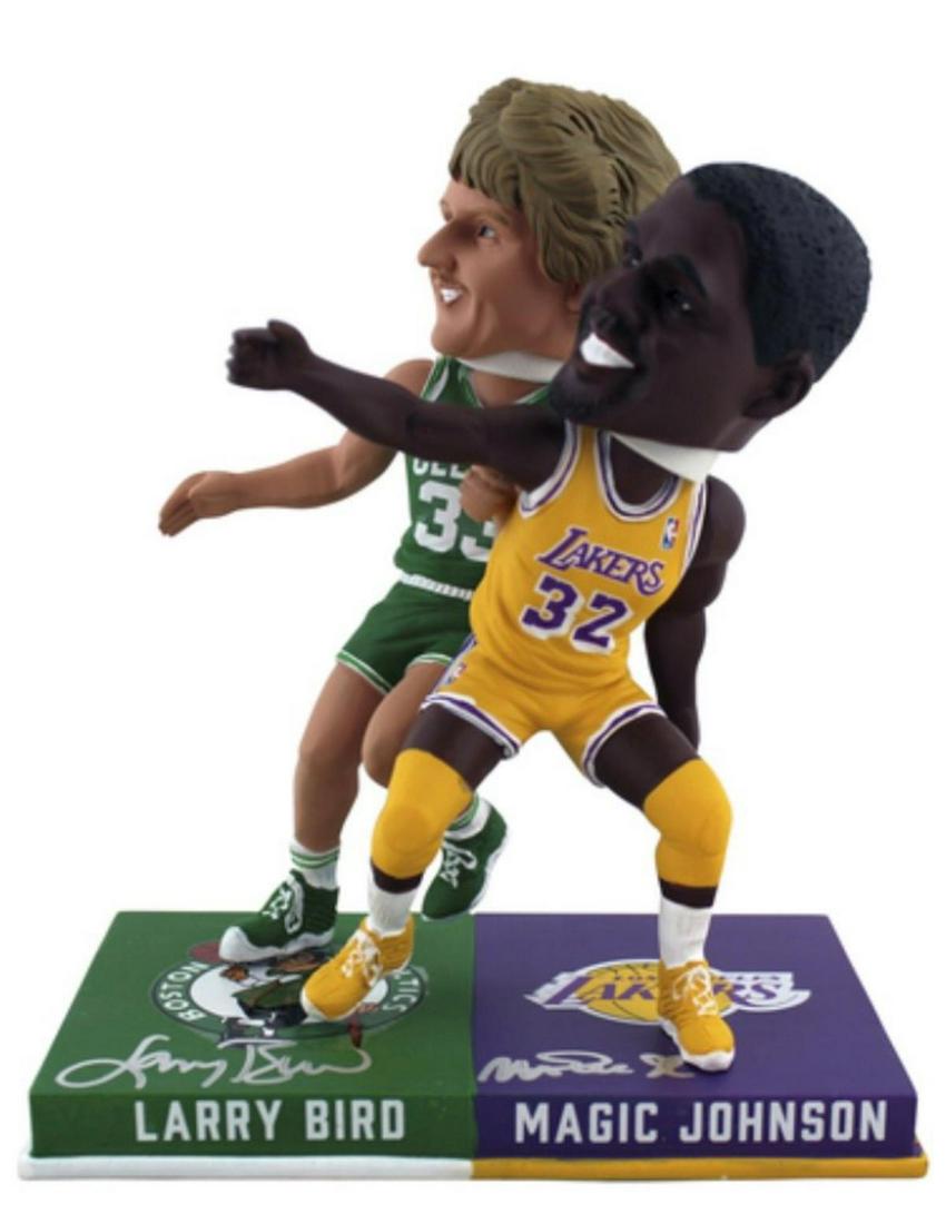 Johnson & Bird Bobblehead "The Court" (1 of 3)