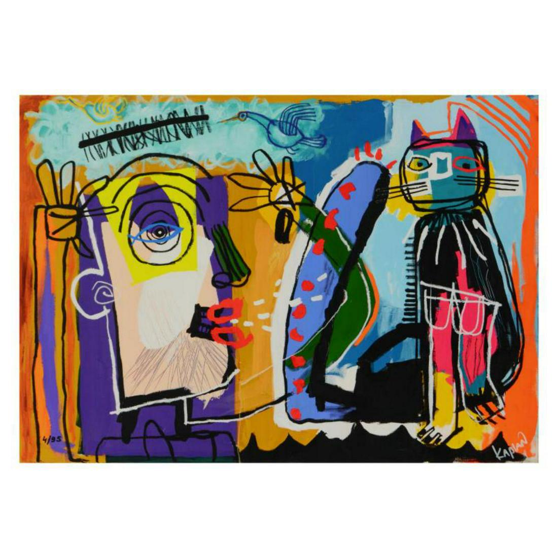 Lee Kaplan, Hand Embellished Limited Edition on Canvas, Numbered Inverso and Hand Signed with Letter (1 of 2)