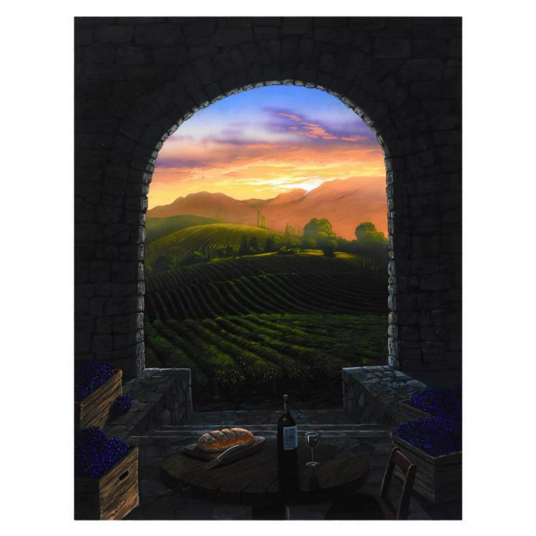 Steven Power, "First Fruit" Limited Edition on Canvas, Numbered and Hand Signed with Letter of (1 of 2)