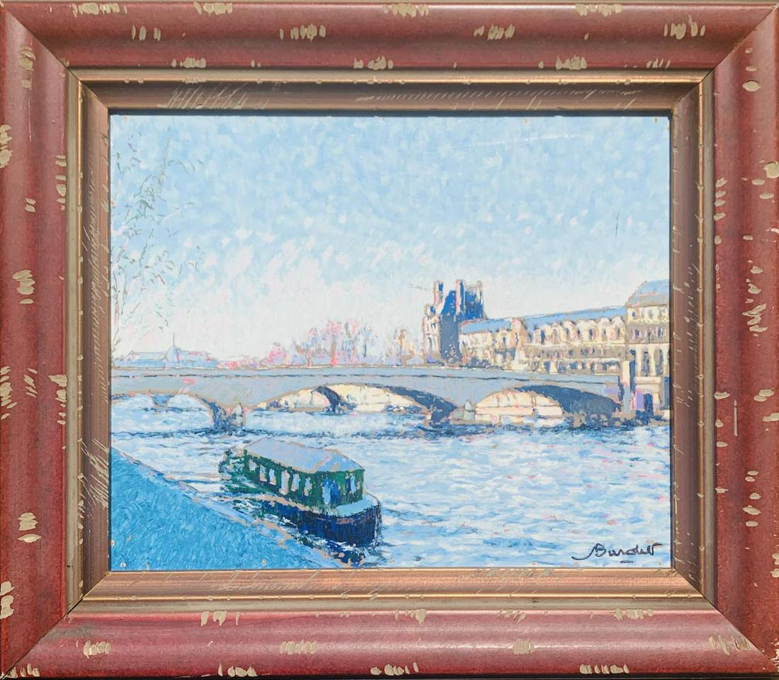 Andre Bardet Serigraph on panel: Artist: Andre Bardet. Medium: Serigraph on panel . Title: . Signature: Hand signed and numbered . Frame Size: 16x20". Reference# 31828.