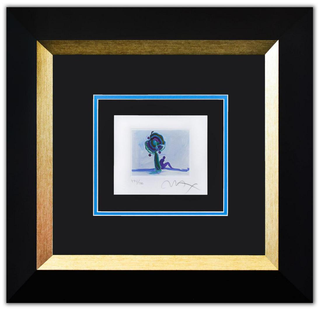 Peter Max- Original Lithograph "Figure Under Tree (Mini)" (1 of 2)