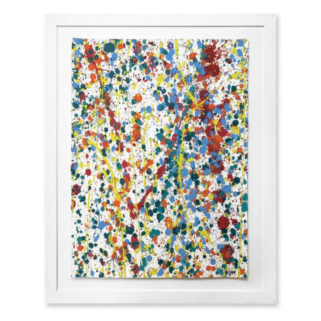 Wyland, "Splash 66" Framed Original Watercolor Painting, Hand Signed with Letter of Authenticity. (1 of 2)