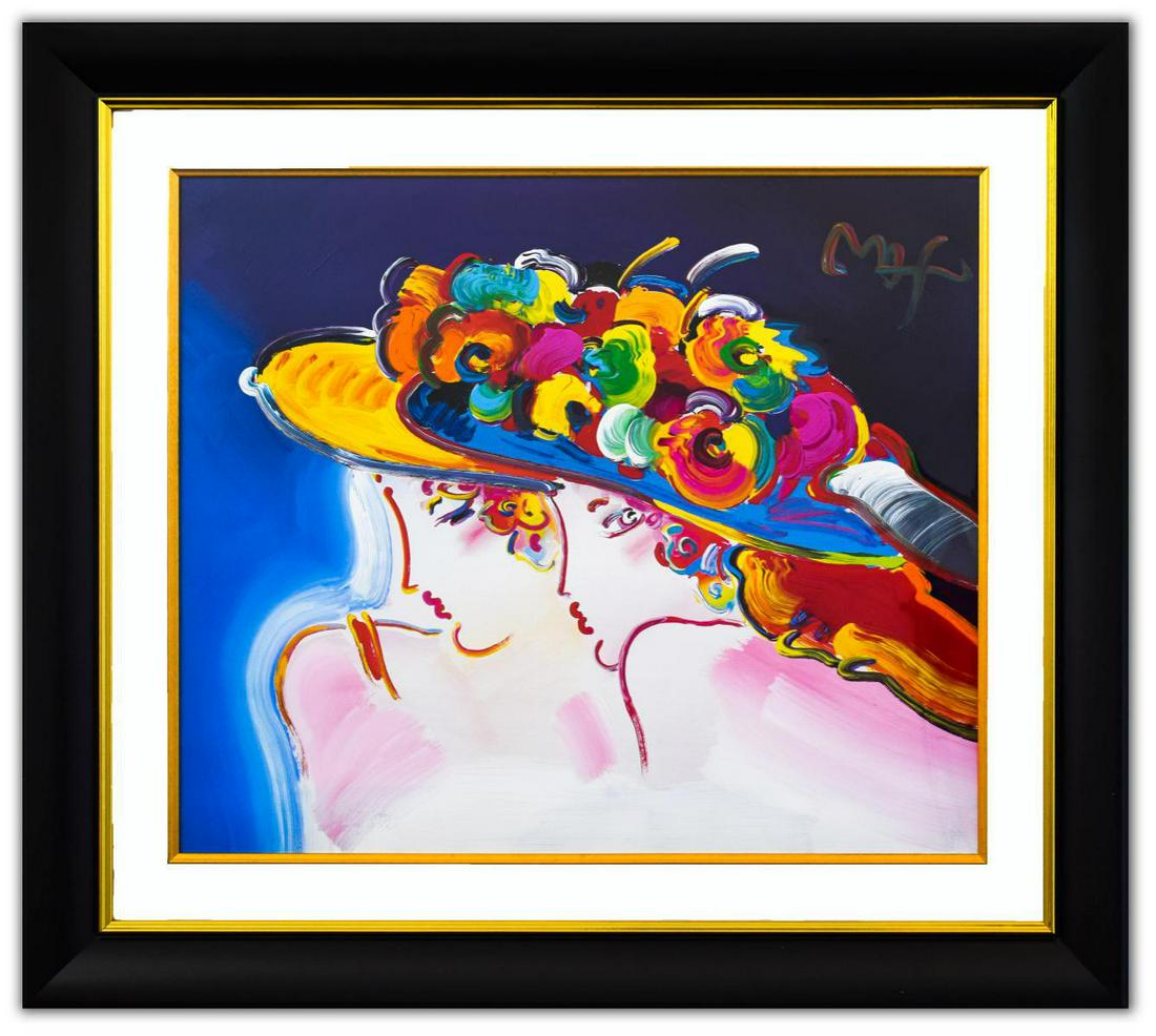 Peter Max- Original Mixed Media "Friends" (1 of 4)