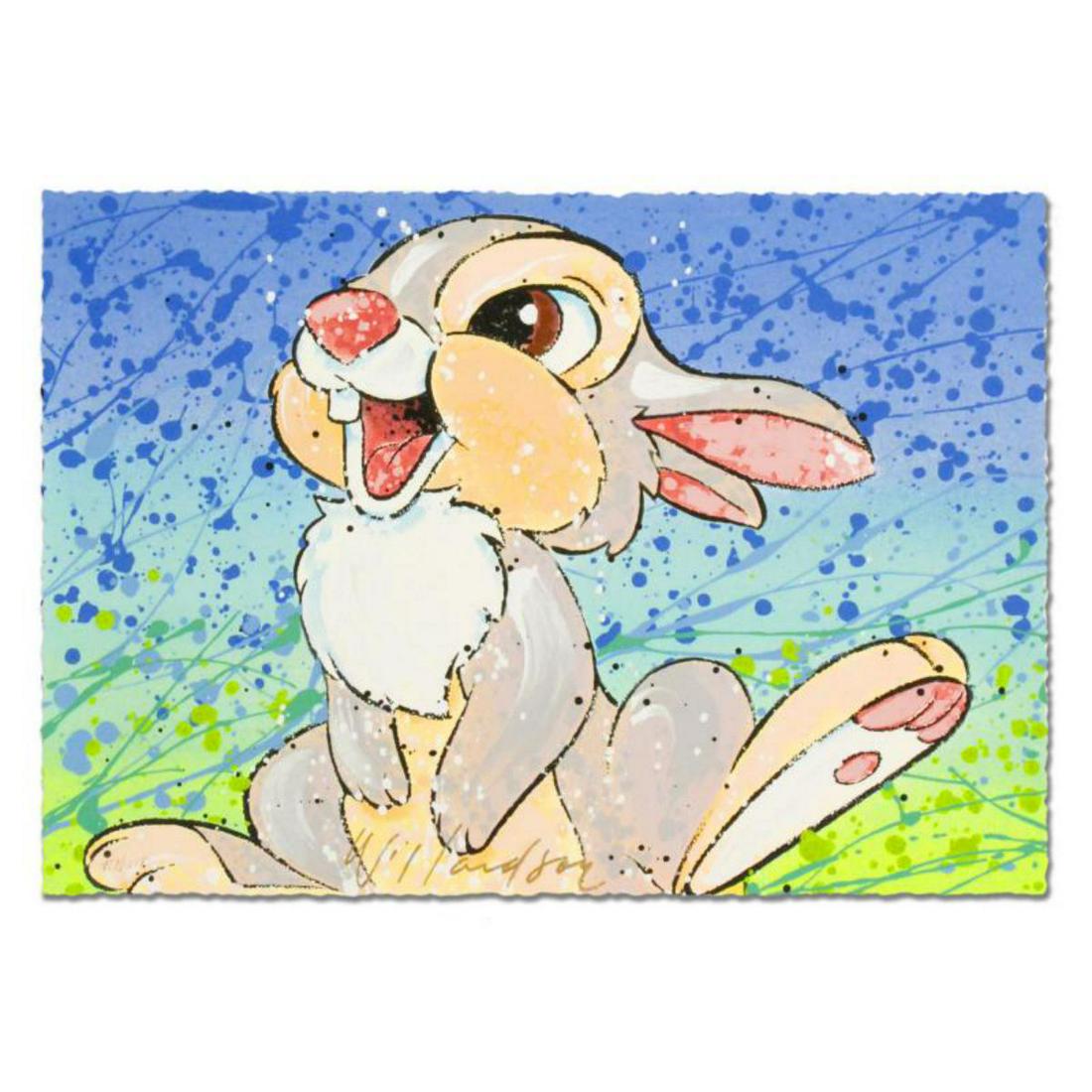 David Willardson, "Thay Thumpin Nice" Hand Signed Limited Edition Disney Serigraph with Letter of (1 of 2)