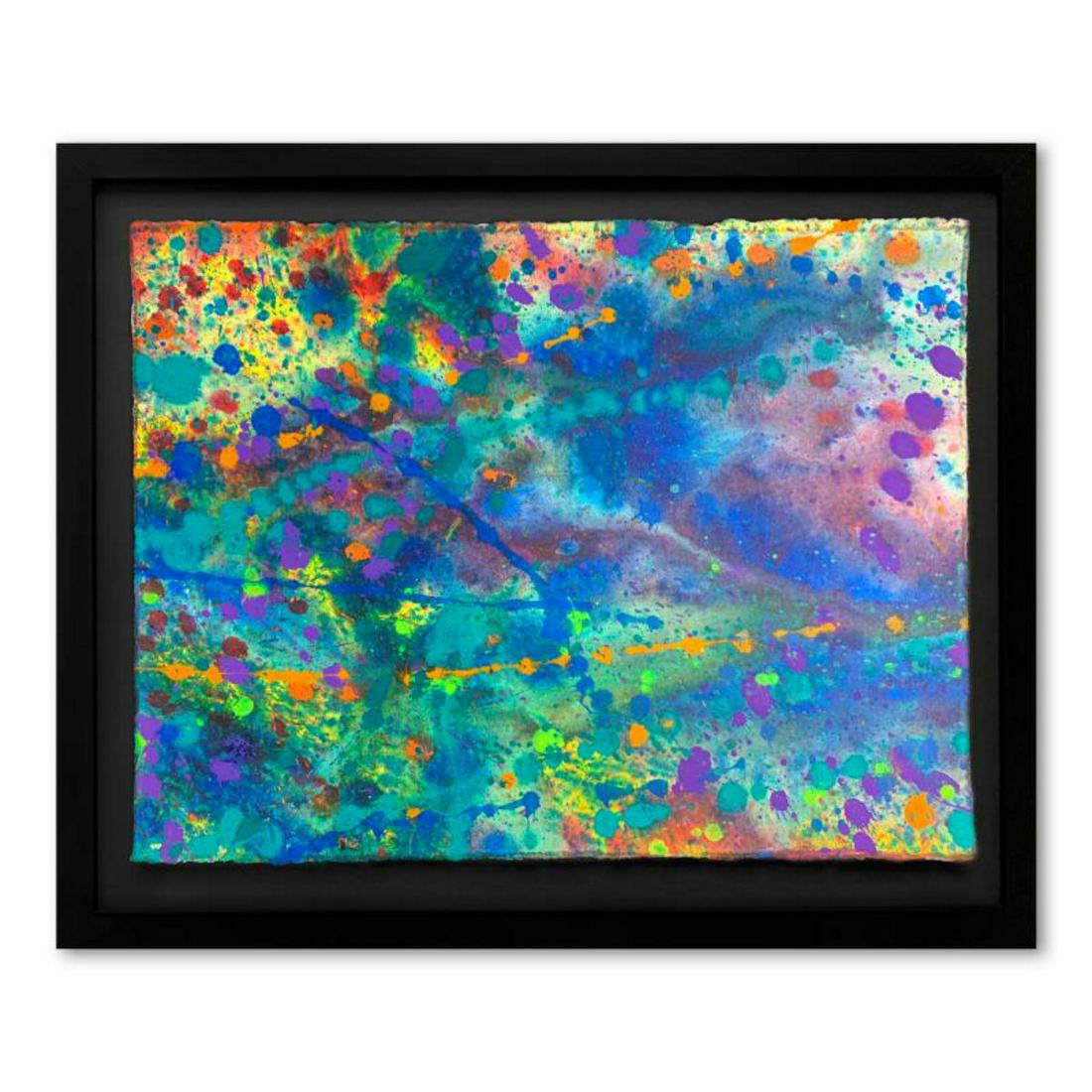 Wyland, "Coral Colors 46" Framed Original Watercolor Painting, Hand Signed with Letter of (1 of 2)