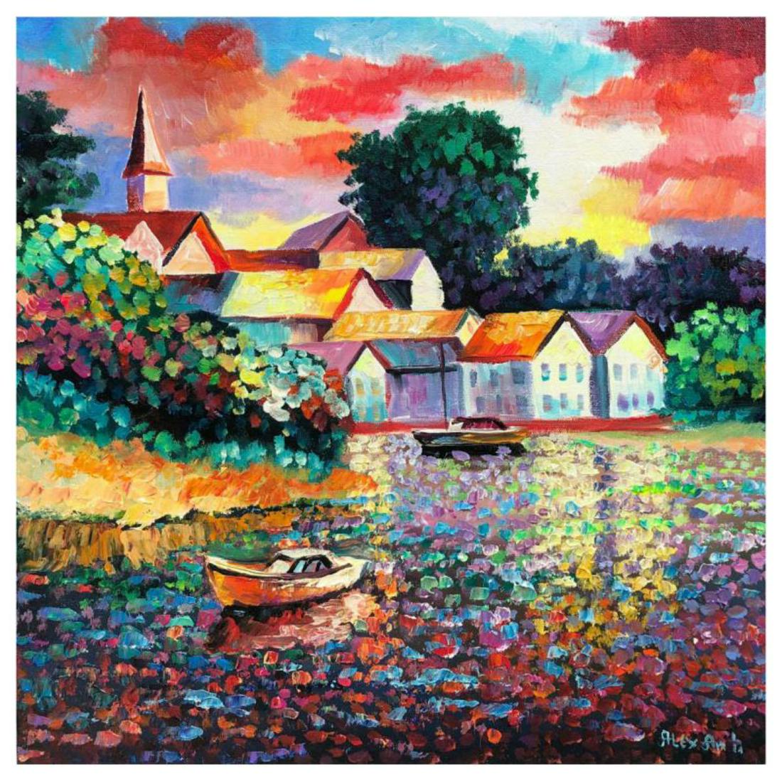 Alexander Antanenka, "Hidden Kingdom" Original Painting on Canvas, Hand Signed with Letter of (1 of 1)