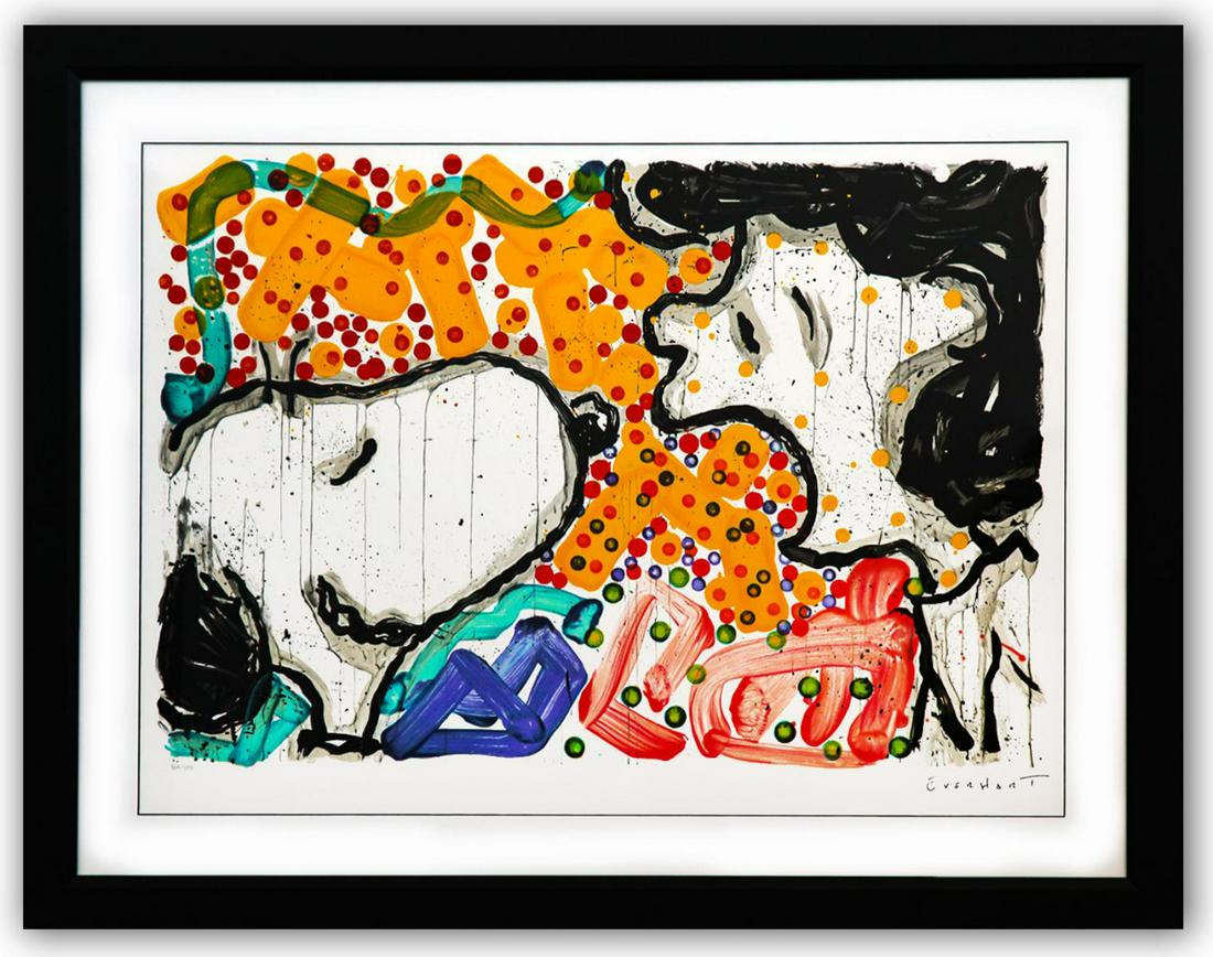 Tom Everhart- Hand Pulled Original Lithograph "Drama Queem" (1 of 2)