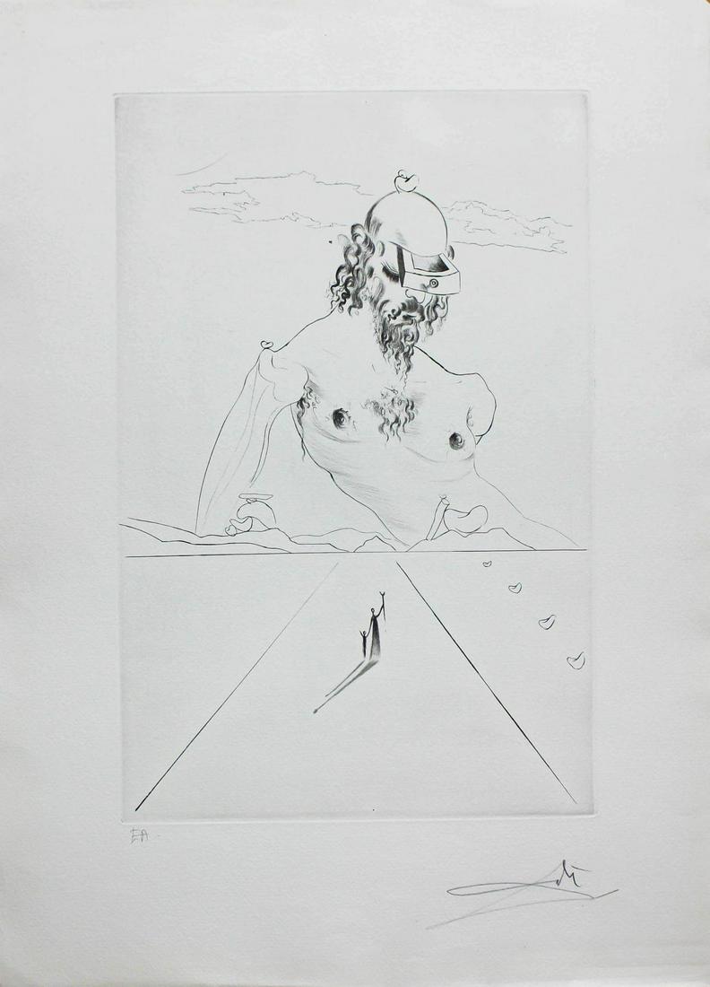 Salvador Dali- Original Engravings "Memorabilla": Artist: Salvador Dali. Medium: Original Engravings. Title: Memorabilla. Size (Unframed): 31" x 23". Certificate of Authenticity: From Frank Hunter. Reference# 13688.