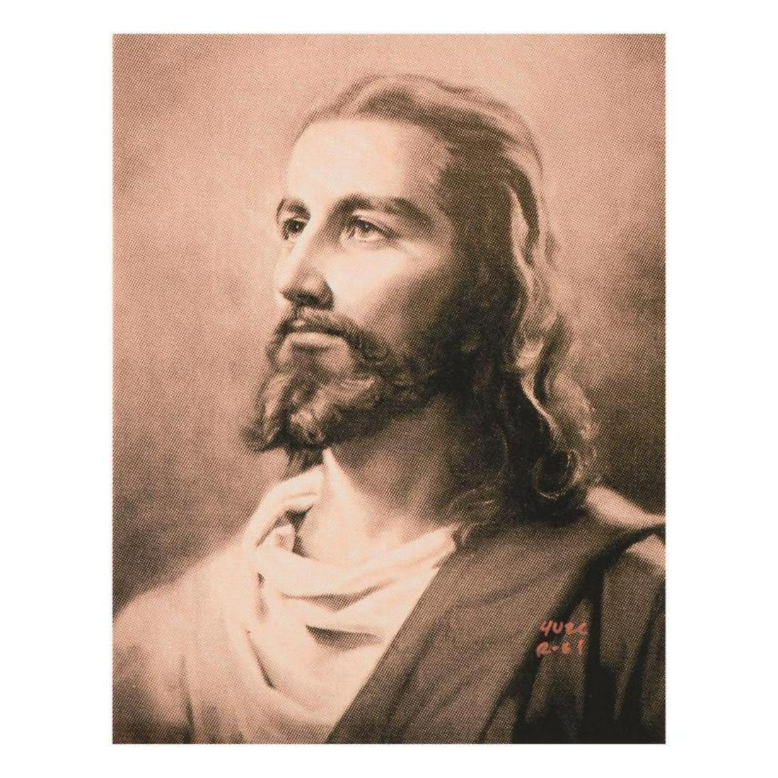 Ringo Daniel Funes (Protege of Andy Warhol's Apprentice, Steve Kaufman), "Jesus" One-of-a-Kind Hand (1 of 2)