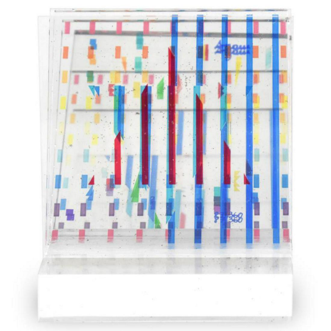 Yaacov Agam, "Star of Love" Limited Edition Miniature Sculpture, Numbered and Hand Signed with (1 of 3)