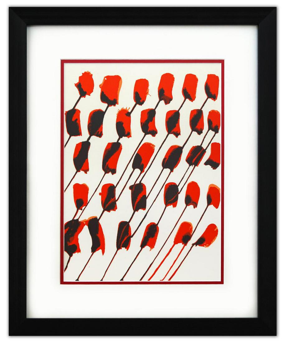 Alexander Calder- Lithograph "DLM156 - COMPOSITION TACHES ROUGES" (1 of 2)
