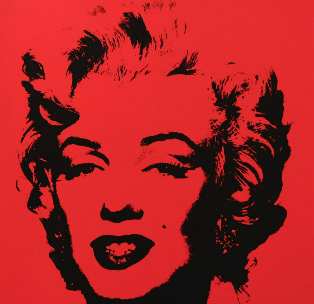 Andy Warhol- Silk Screen "Golden Marilyn 11.43": Artist: Andy Warhol. Medium: Silk Screen. Title: Golden Marilyn 11.43. Size (Unframed): 36" x 36". Additional: The piece is stamped in blue on the back with "Published by Sunday B. Morning" and "fill 