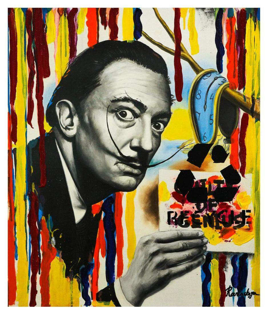 Nastya Rovenskaya- Mixed Media "Guilty of Genius" (1 of 1)