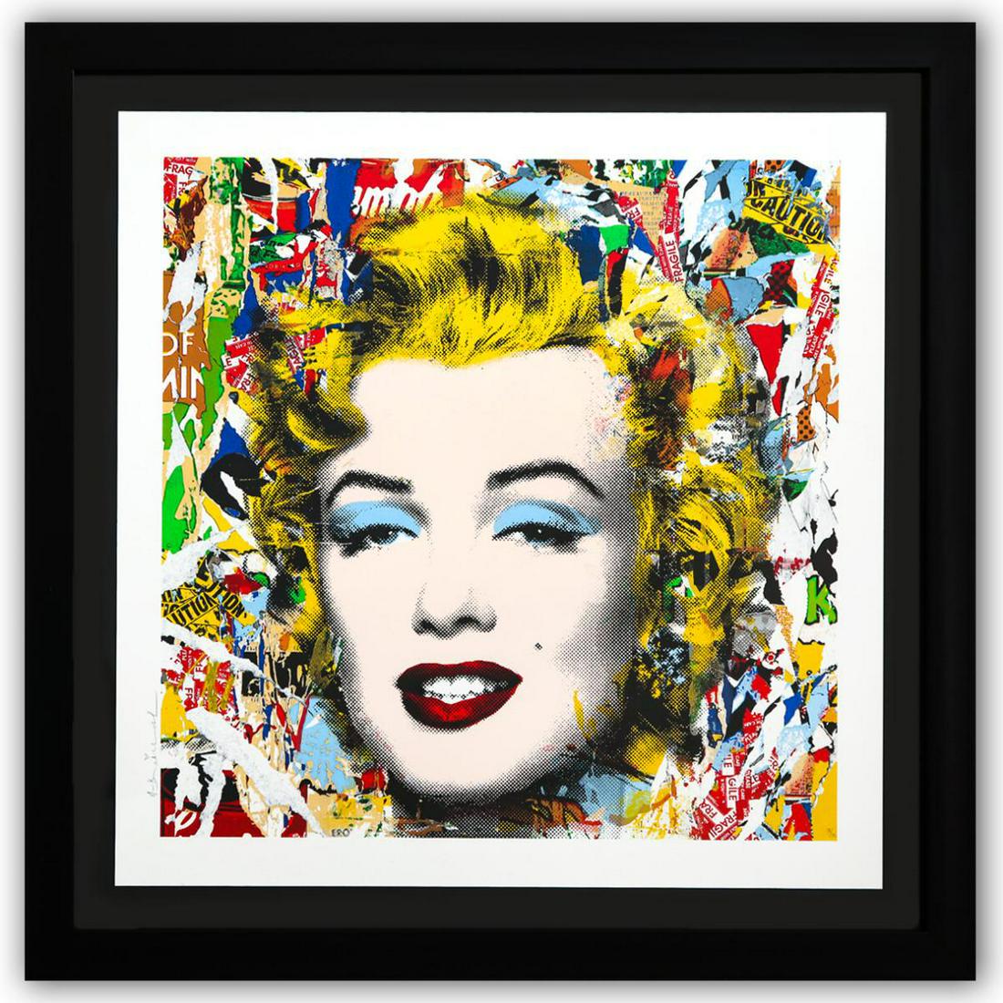 Mr. Brainwash- Silkscreen on paper "Monroe POPfolio - Collage, 2022" (1 of 5)