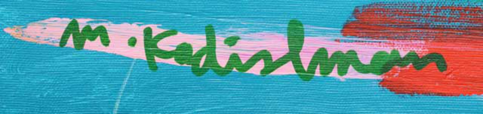 Kadishman Acrylic on Canvas "UNTITLED" (1 of 2)