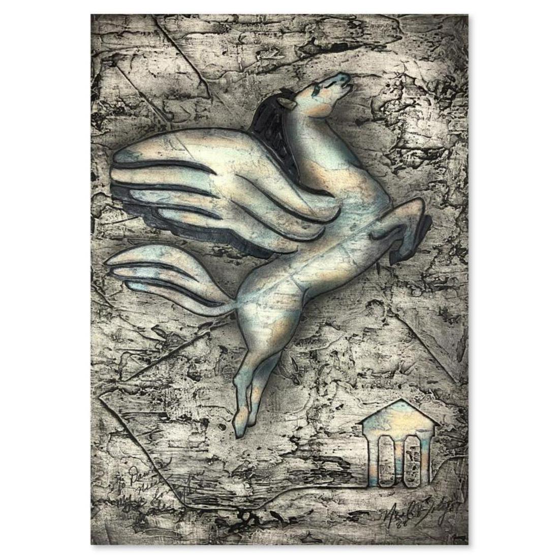 Neal Doty (1941-2016), Original Mixed Media, Dated 1988 and Hand Signed with Letter of Authenticity. (1 of 2)