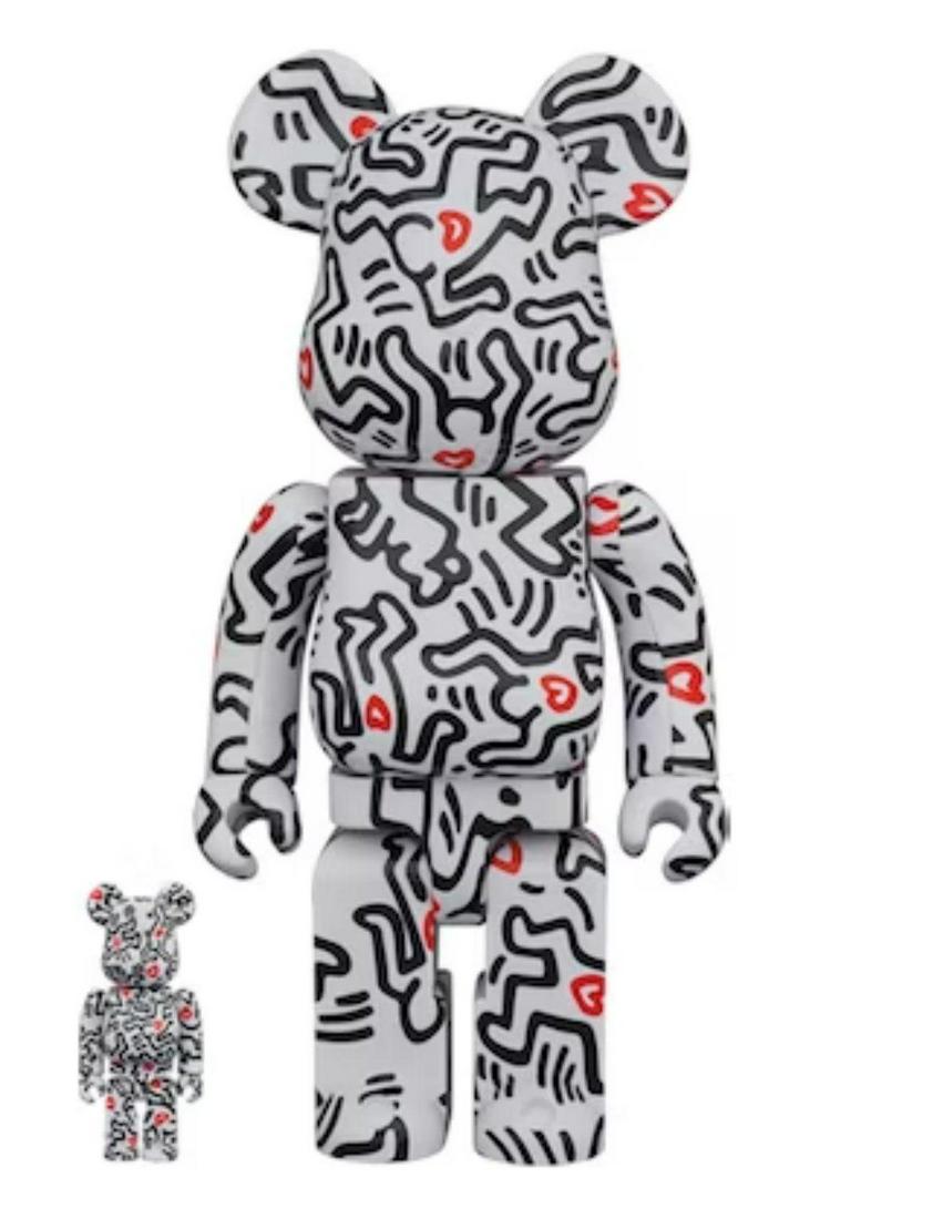 Bearbrick Keith Haring- Toy "100% & 400% Set" (1 of 2)