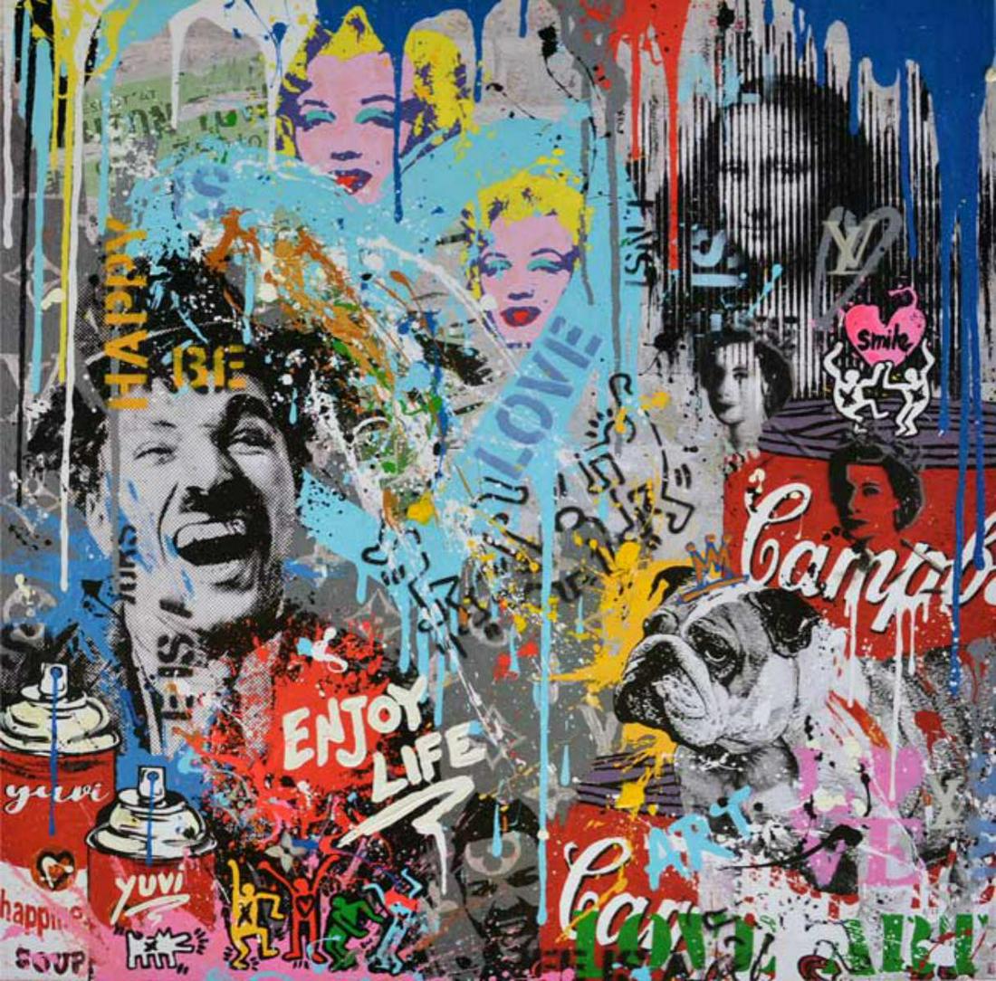 Yuvi  Giclee on Canvas "Enjoy Life" (1 of 2)