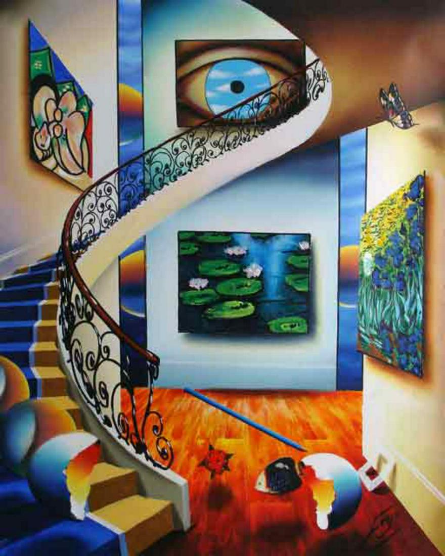 Ferjo "EYE OF A MASTER" Giclee on Canvas: Artist: Ferjo. Medium: Giclee on Canvas. Title: EYE OF A MASTER. Size: 20" x 16". Signed and numbered by the artist.