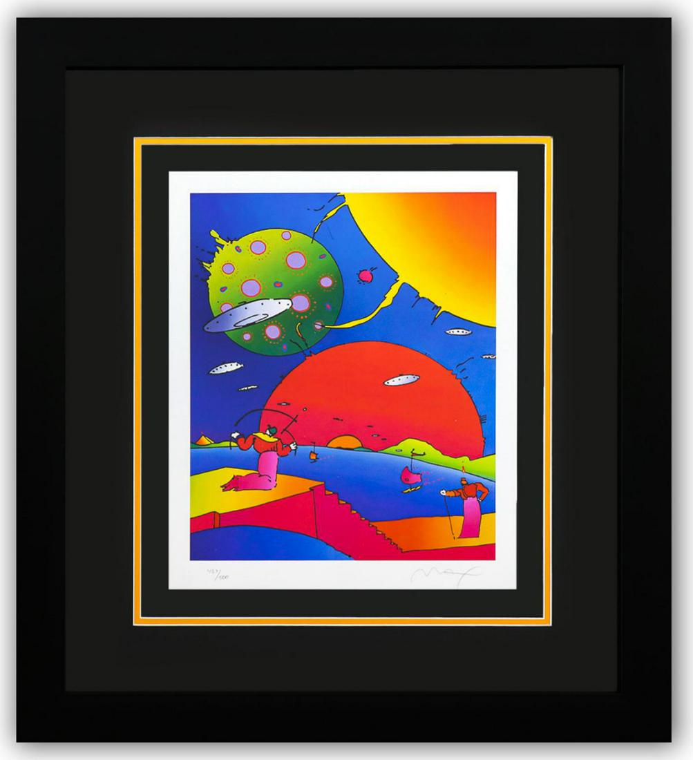 Peter Max- Original Lithograph "Year 2050 " (1 of 3)