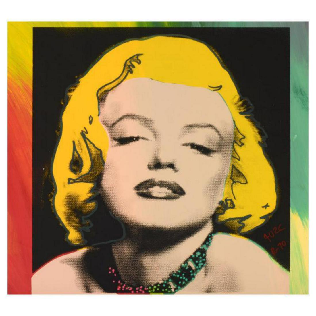 Ringo Daniel Funes, (Protege of Andy Warhol's Apprentice, Steve Kaufman), "Marilyn Seduction" (1 of 2)