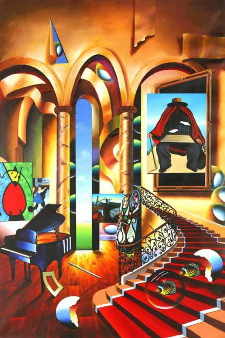 Ferjo "Conclave of the Masters" Giclee on Canvas: Artist: Ferjo. Medium: Giclee on Canvas. Title: Conclave of the Masters. Size: 18" x 12". Signed and numbered by the artist.