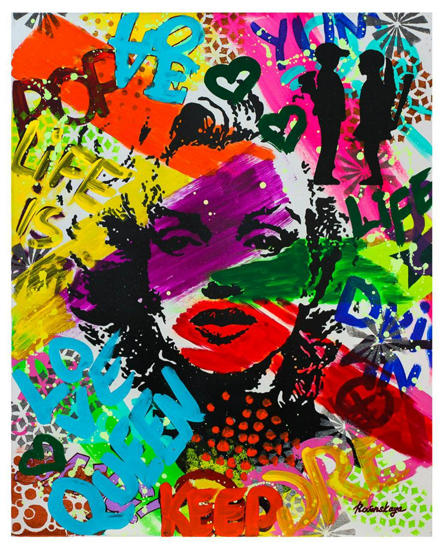 Nastya Rovenskaya- Mixed Media "Model" (1 of 1)