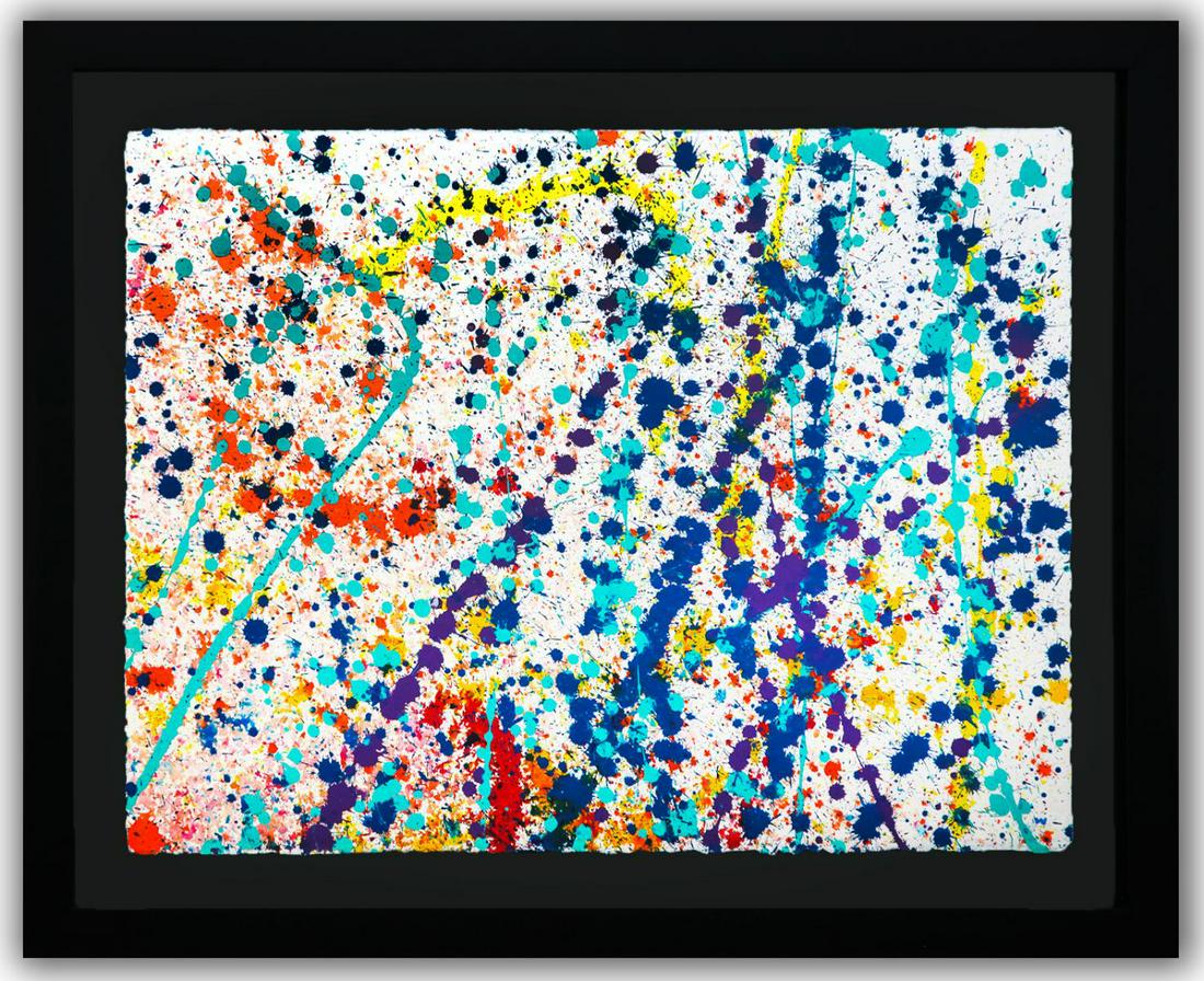 Wyland- Original Watercolor "Pollock Coral Reef" (1 of 3)