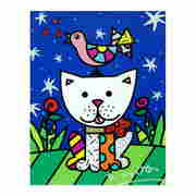 Britto, "Pals" Hand Signed Limited Edition Giclee on Canvas; Authenticated (1 of 1)