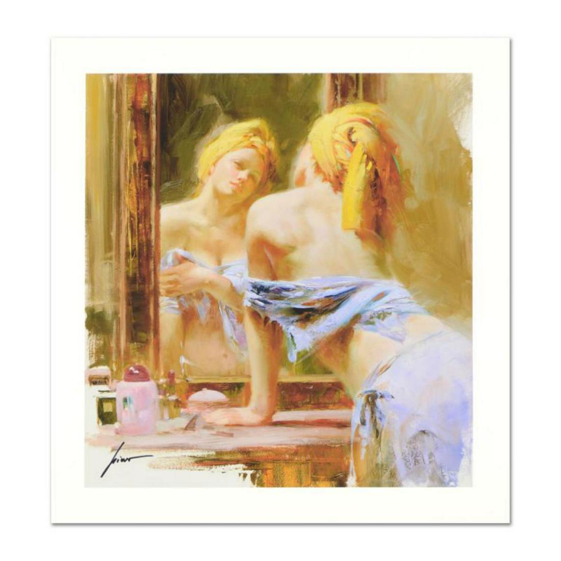 Pino (1939-2010) "Morning Reflections" Limited Edition Giclee. Numbered and Hand Signed; Certificate (1 of 2)