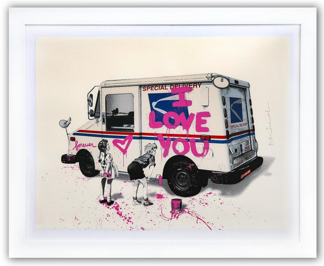 Mr. Brainwash- Silkscreen on Paper "Special Delivery" (1 of 5)