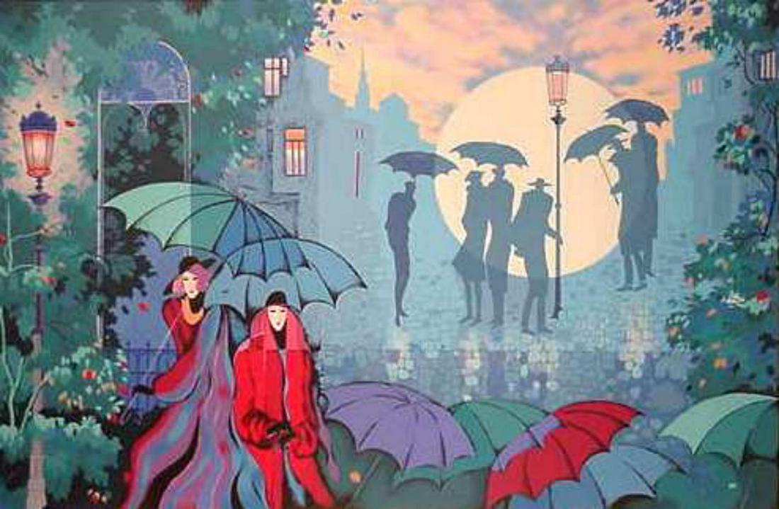 Zina Roitman- Original Serigraph "Paris by Night" (1 of 1)