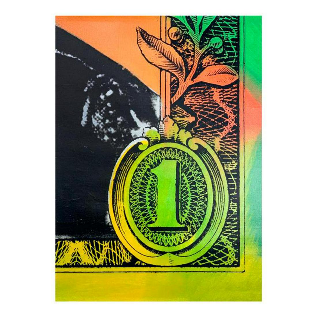 Steve Kaufman (1960-2010) "Bottom of a Dollar" Hand Signed and Numbered Limited Edition Hand Pulled (1 of 2)