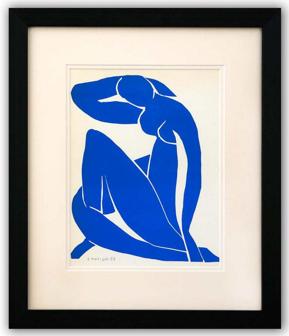 Henri Matisse- Lithograph "VERVE - NU BLEU IX" (1 of 2)
