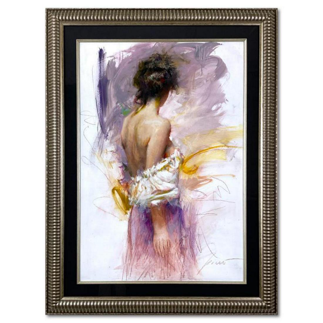 Pino (1939-2010), "Twilight" Framed Original Oil Painting on Board, Hand Signed with Letter of (1 of 2)