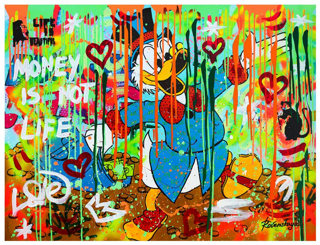 Nastya Rovenskaya- Mixed Media "Gucci Model" (1 of 1)