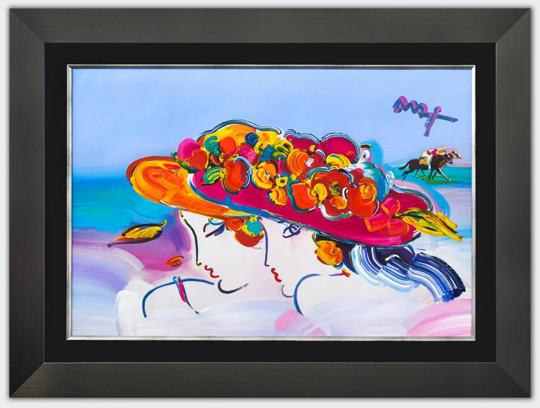 Peter Max- Original Mixed Media "Friends" (1 of 4)