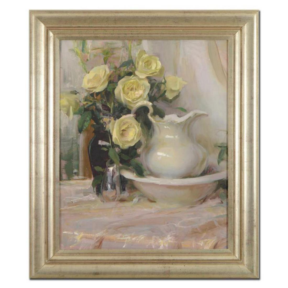 Dan Gerhartz, "French Lace" Framed Limited Edition on Canvas, Numbered 73/150 and Hand Signed with (1 of 2)