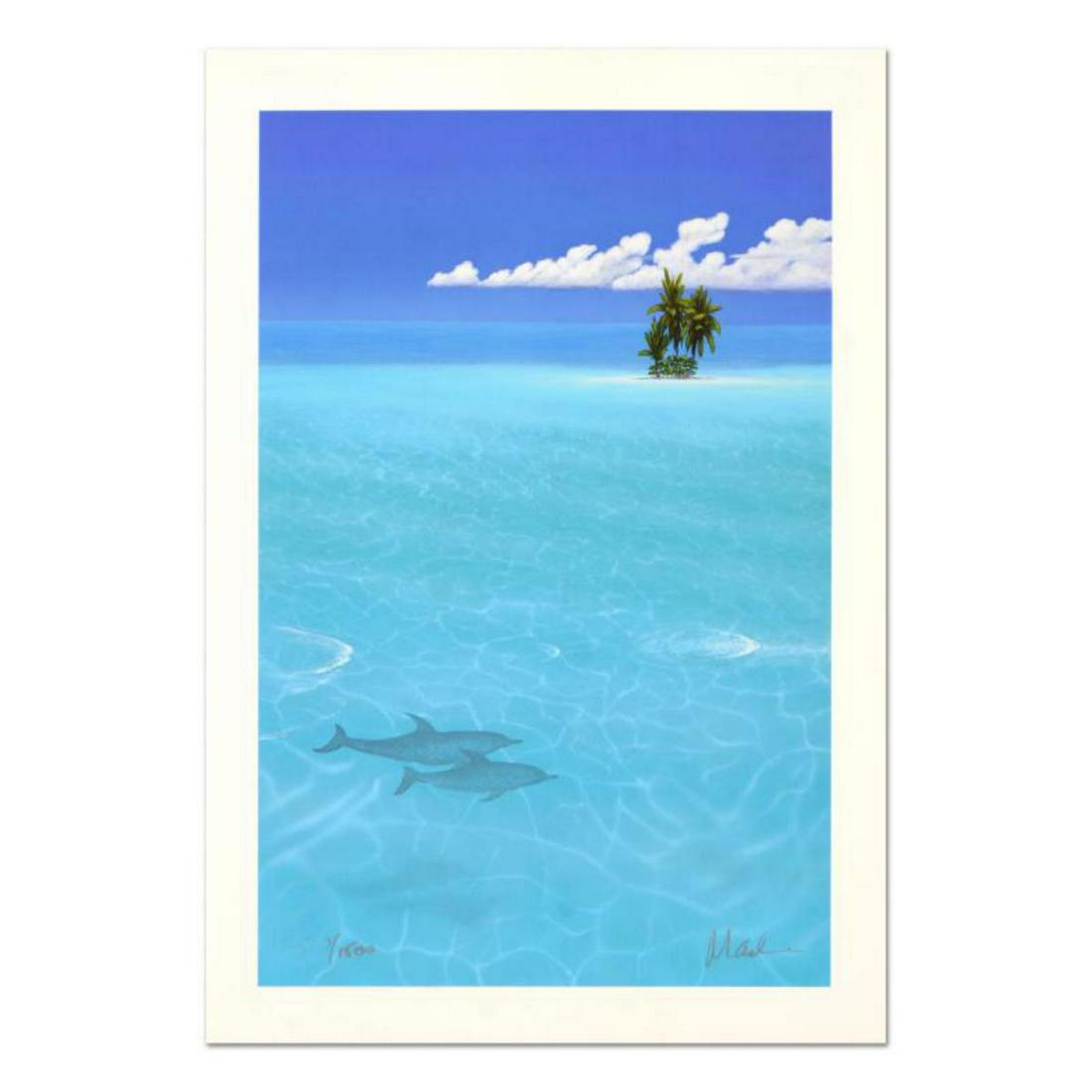 Dan Mackin, "Fancy Jumper (left)" Limited Edition Lithograph, Numbered and Hand Signed with Letter (1 of 2)