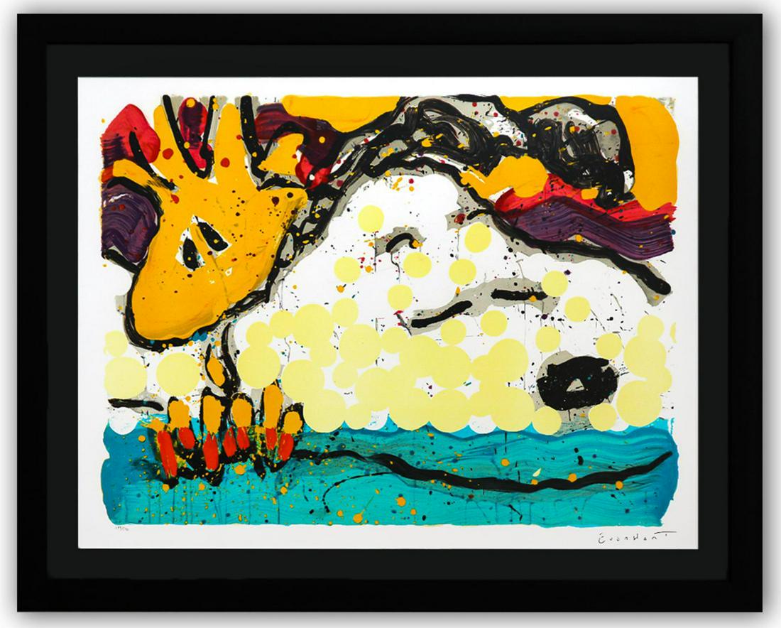 Tom Everhart- Hand Pulled Original Lithograph "Bora Bora Boogie Bored" (1 of 3)