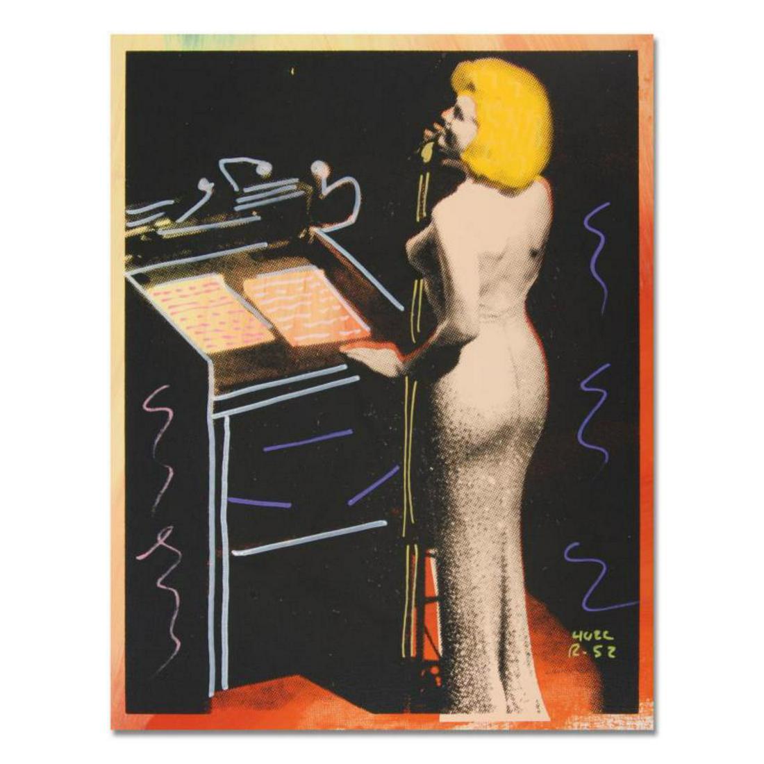 Ringo (Protege of Andy Warhol's Apprentice, Steve Kaufman), "Happy Birthday Mr. President": "Happy Birthday Mr. President" is a one-of-a-kind hand-pulled silkscreen and mixed media painting on canvas by Ringo - the protege of Andy Warhol's apprentice, Steve Kaufman. This piece is hand signed