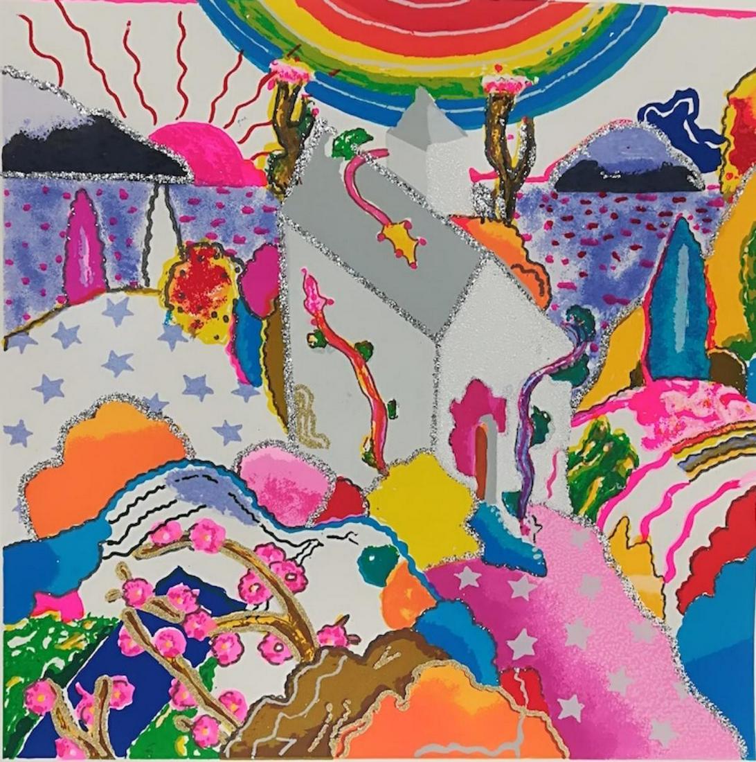 Luca Alinari "paesaggio in BIANCO" Original Serigraph (1 of 1)