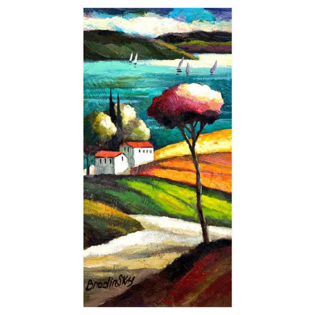 Slava Brodinsky Hand Signed Original Painting on Canvas with Letter of Authenticity. (1 of 2)