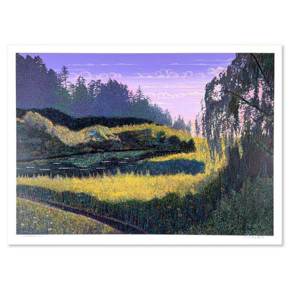 Marcus Uzilevsky (1937-2015), "Woodacre" Limited Edition Serigraph, Numbered and Hand Signed with (1 of 2)